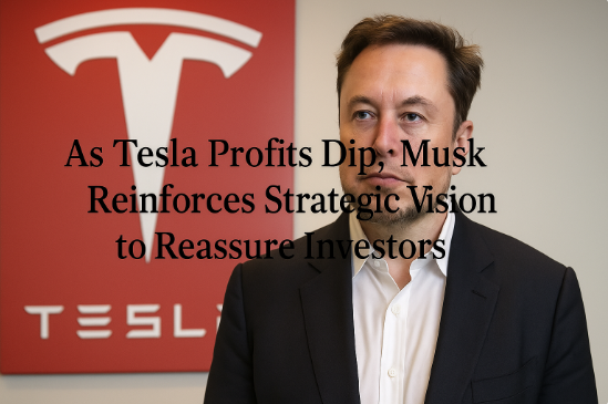 As Tesla Profits Dip, Musk Reinforces Strategic Vision to Reassure Investors